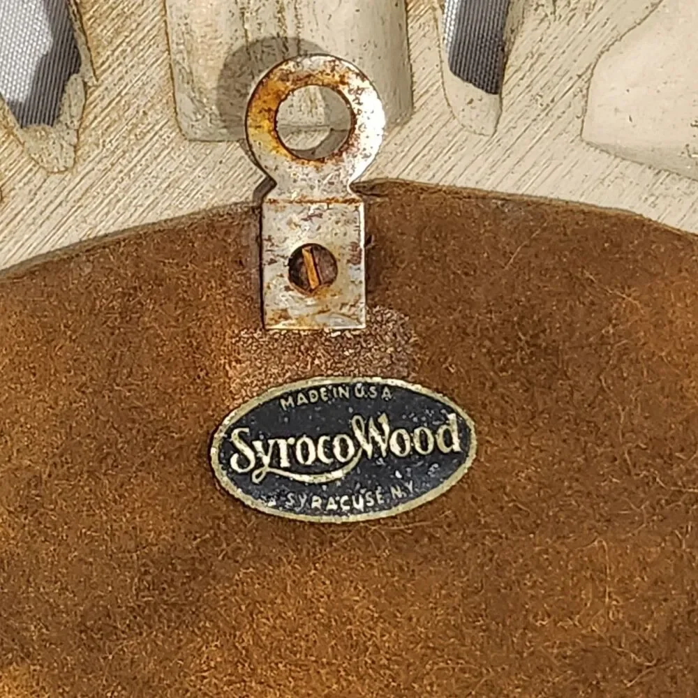 Vintage Syroco Wood Sunburst 11